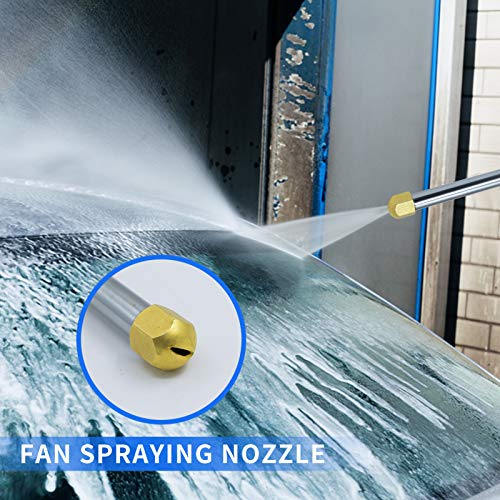 Hydro Jet Power Washer 39'' Extendable Flexible Car Washing Wand