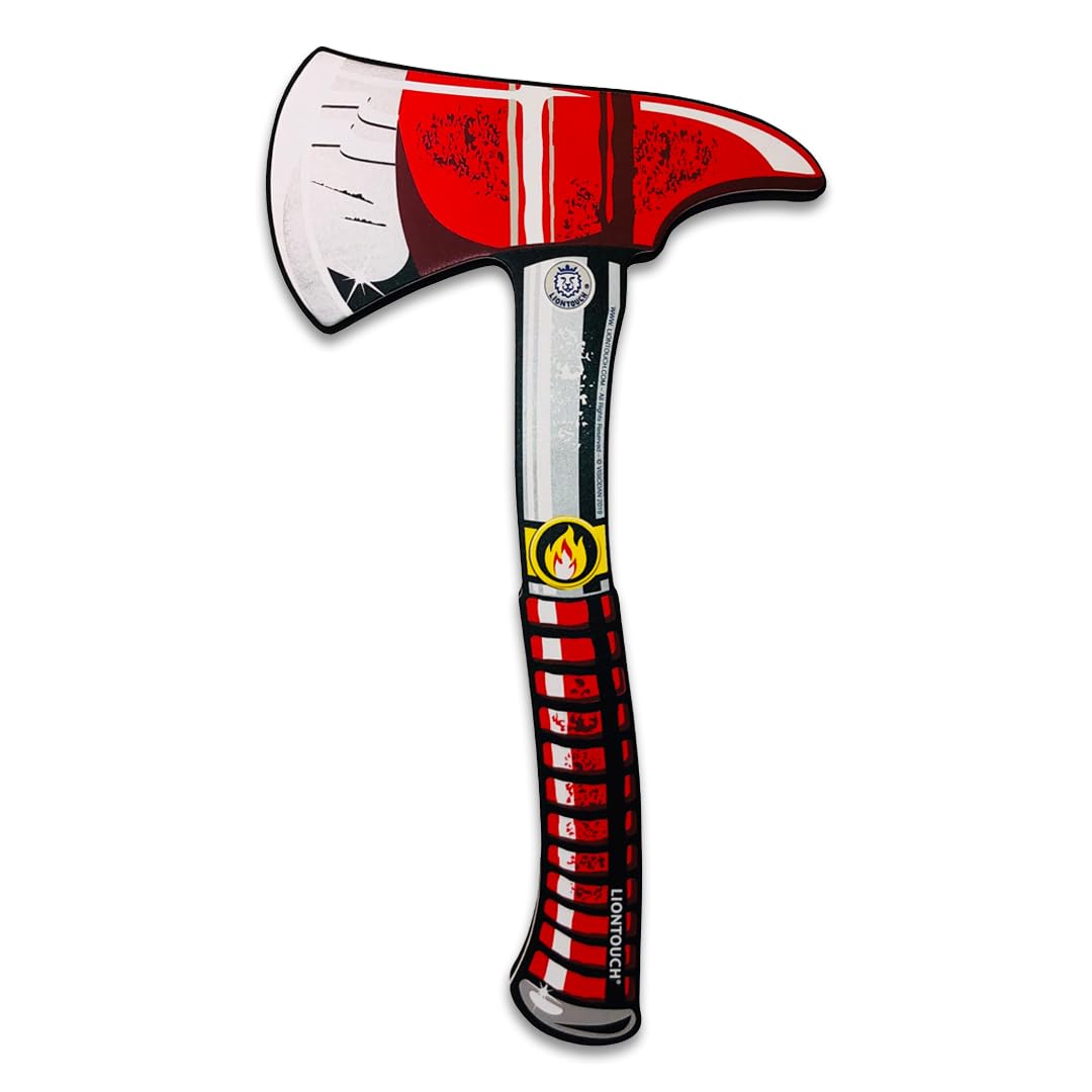 Liontouch - Firefighter Hatchet | For Boys & Girls Aged 3-8 Years | Pretend Play Fireman Toy Axe in Safe & Durable Foam For Kids and Toddlers | Made for Safe and Educational Playing