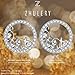 Stud Earrings - Zhulery Women's 925 Sterling Silver Allergy Stud Earrings Gift Box Can Be Used As A Gift For Friends, Back To School Season Gift (style-1)