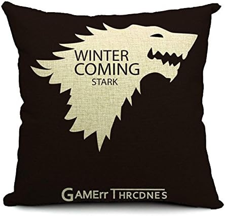 Trsdshorts Game of Thrones Winter is Coming Throw Pillow Case Cushion Cover, 17.7 x 17.7inches