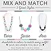 Silicone Teething Necklace - 12 Color Choices - Baby Safe For Mom To Wear - BPA-Free Beads To Chew - Stylish & Natural 