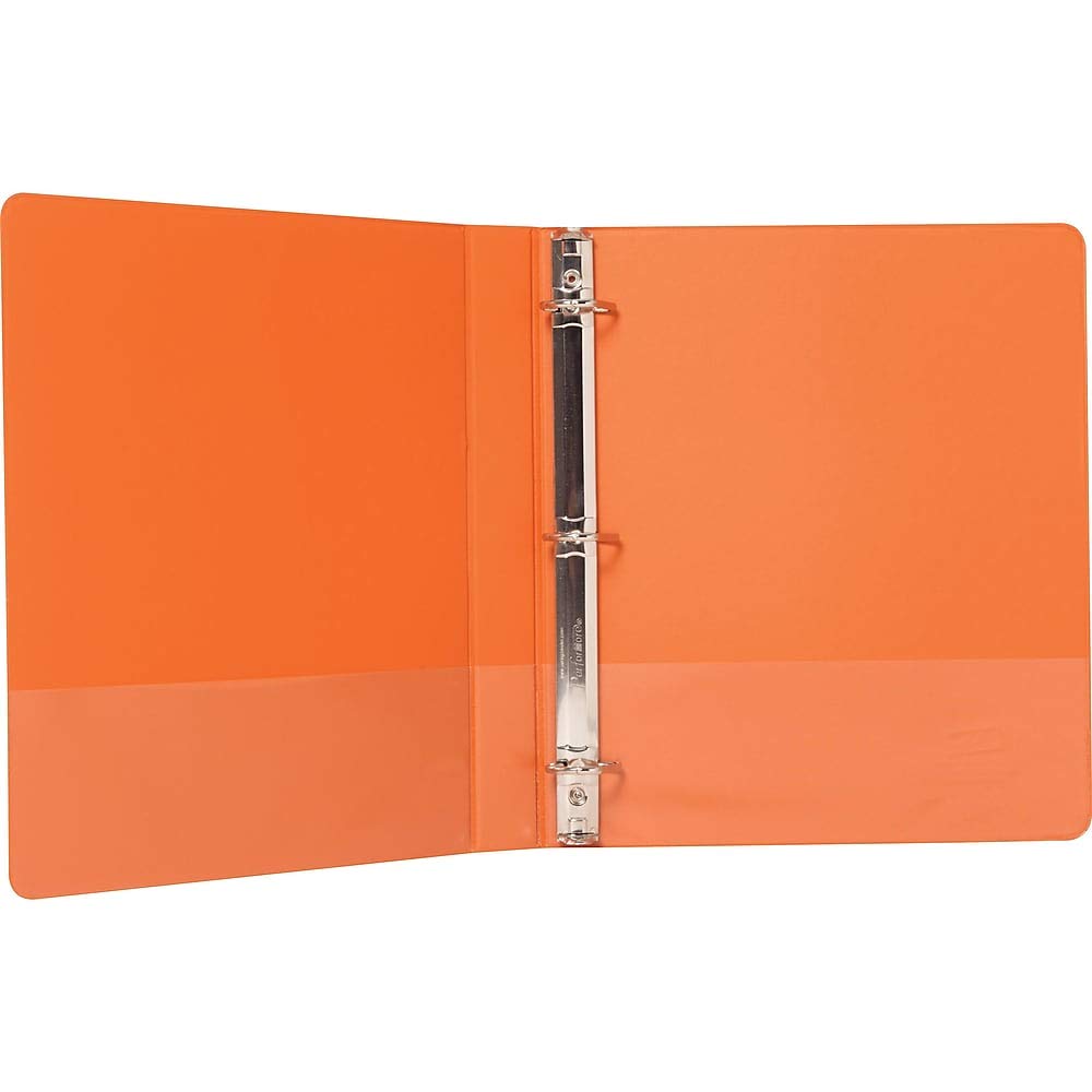 26436Cc Staples 82654 Standard 1 3Ring View Binder Orange Binders