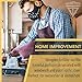 FIGHTECH Dust Mask | Mouth Mask Respirator with 4 Carbon Filters for Pollution Pollen Allergy Woodworking Mowing Running | Washable and Reusable Neoprene Half Face Mask (M/BLK)