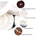 Hakkin 9 Pcs Buffing Wheel for Drill with Rouge Compound, White Flannelette Polishing Wheel for Rotary Tool Accessories with 1/4