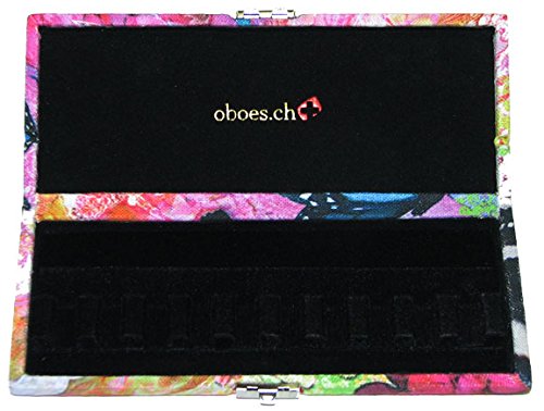 10-Reed Bassoon Reed Case (Butterfly Fabric)