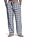 HANES Men's Logo Woven Plaid Pants - 2000B/2000BX