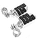 2X Chrome Durable Dually Foot Rest Pegs Footpegs Footrest 1-1/4