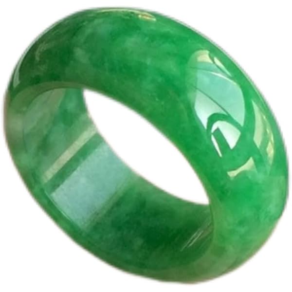 ZZ ZINFANDEL 18k Gold Plated Laughing Buddha Ring Green Jade