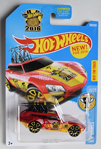 HOT WHEELS HW GAMES 10/10 RED/YELLOW TOUR DE FAST 240/250