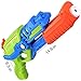 POKONBOY Water Guns for Kids, 2 Pack Super Squirt Guns Water Soaker Blaster 600CC Toys Gifts Children Summer Swimming Pool Beach Sand Outdoor Water Fighting Play Toys for Boys Girls