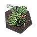 Splendidsun Hexagon Shaped Cement Flowerpot molds, Home Decoration Concrete Planter Pallet Silicone Mold,Handmade Craft Mold DIY(11.4132CM)
