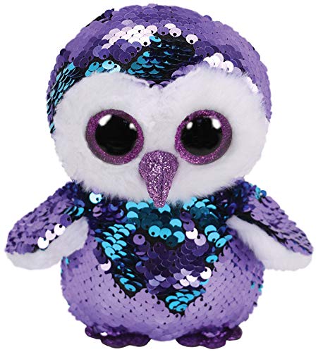 Ty Flippables Moonlight - The Purple Sequin Owl - 6
