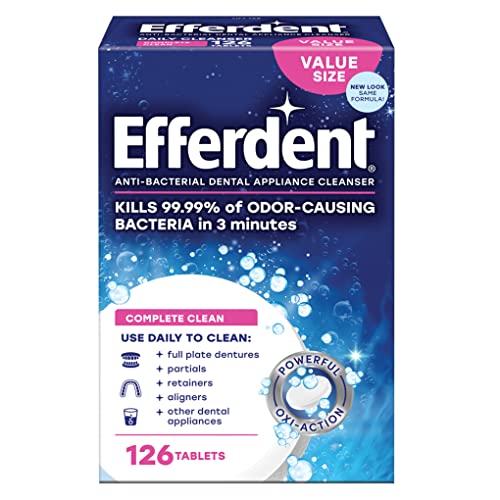 Efferdent Retainer Cleaning Tablets, Denture