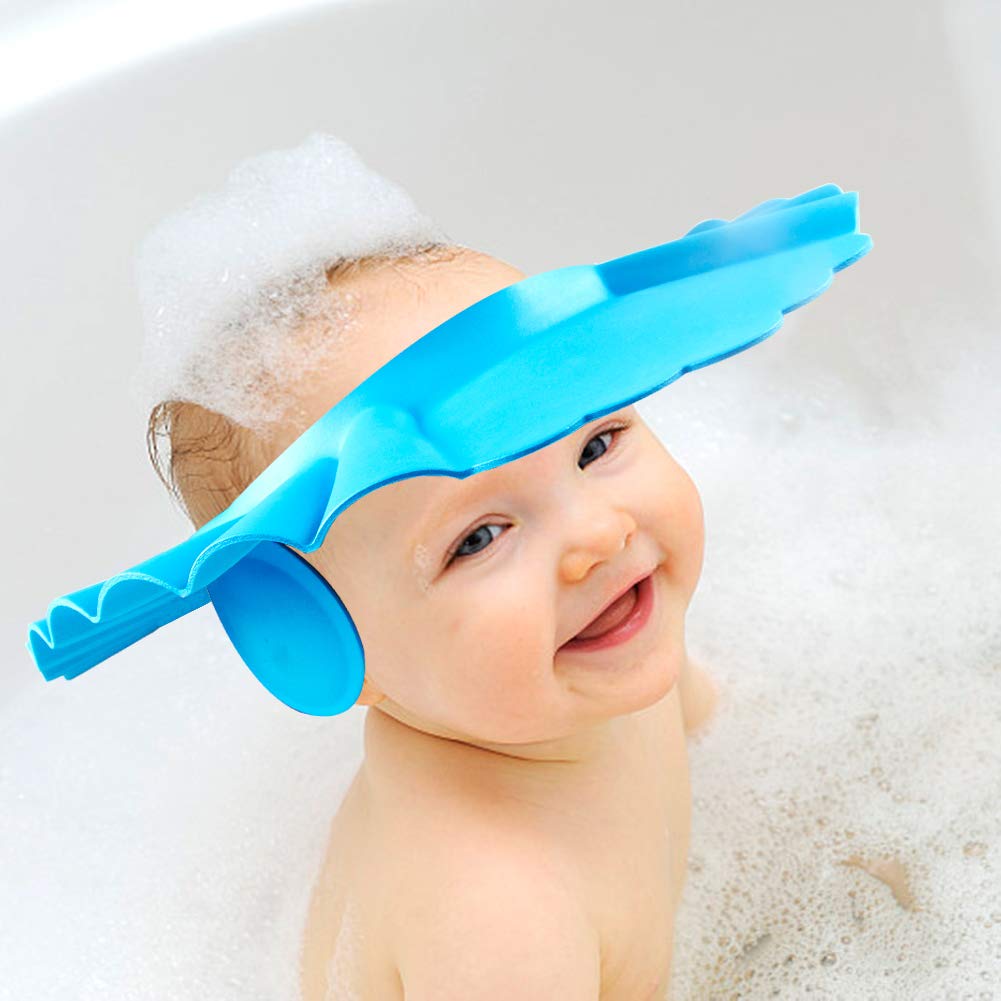 Baby Shower Cap Bathing Cap - 3 Pcs Soft Adjustable Visor Hat Safe Shampoo Shower Bathing Protection Bath Cap for Toddler, Baby, Kids, Children : Baby