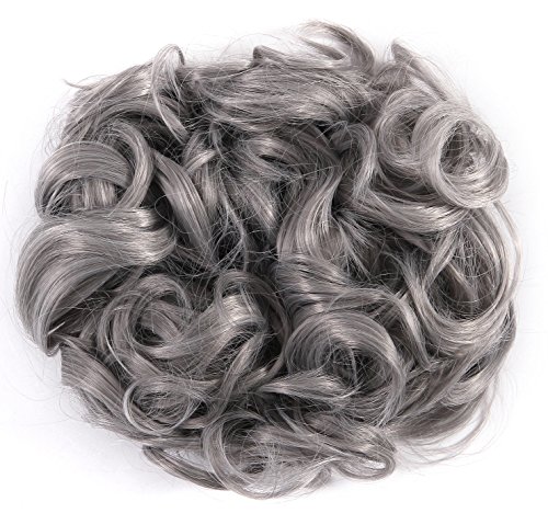 Omg Short Curly Messy Hair Bun Extensions Updo Hairpiece Chignons