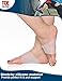 Gel Arch Support- Soft Gel Plantar Fasciitis Sleeves for Flat Foot Pain Relief for Men and Women by ToeGlow (Small (M 5-8.5/W 6-9.5))