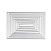 Hunulu 8pcs Rectangle Cutting Dies Stencil DIY Scrapbooking Album Card Embossing Craft