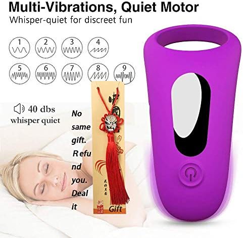 Exquisite Workmanship Ring Silicone Vibrating Rooster Ring Ring Intimacy Product Procrastinate E-jà-cùlàtion Time Last Couple Pleasure Lock Ring Adult ing Intimacy Toy,as Picture