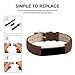 iGK For Fitbit Alta Bands/Fitbit Alta HR Bands, Genuine Leather Replacement Bands for Fitbit Alta/Fitbit Alta HR Coffee Brown