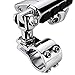 2X Chrome Durable Dually Foot Rest Pegs Footpegs Footrest 1-1/4
