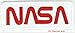 Complete Patches Set for NASA Astronaut Costume - USA Flag, Nasa White-Red (Set of 3) - Iron on and Sew on Embroidery Patch - Can Be Ironed onto Anything You Can Iron