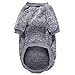 CHBORLESS Pet Dog Classic Knitwear Sweater Warm Winter Puppy Pet Coat Soft Sweater Clothing for Small Dogs (XS, Grey)