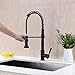 GICASA Semi-Pro Kitchen Faucet, Durable and Sturdy Pull Out Kitchen Faucet with Sprayer, Oil Rubbed Bronze Sink Faucet