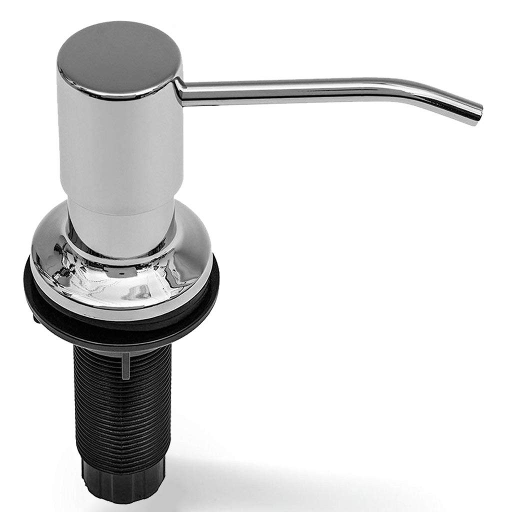 Soap Dispenser for Kitchen Sink (Chrome), Built in