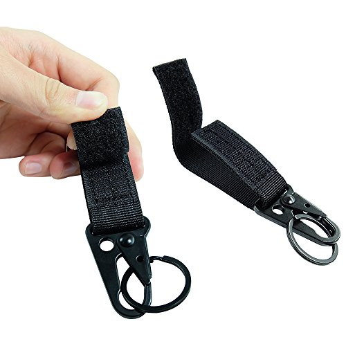 image for Fairwin Tactical Gear Clip, Nylon Key Ring Holder or Tactical Belt Kee
