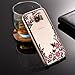 Samsung Galaxy S7 Edge Case, AMASELL [Full-Body Coverage] Scratch-Resistant Soft Crystal Protective TPU Silicone Rubber Cover with Bling Butterfly Garden Flower, Bling Clear