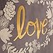 Hallmark Gift Bag, Medium Gray, Pink, Gold Love