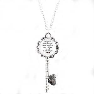 miscarriage necklace key keepsake pendant