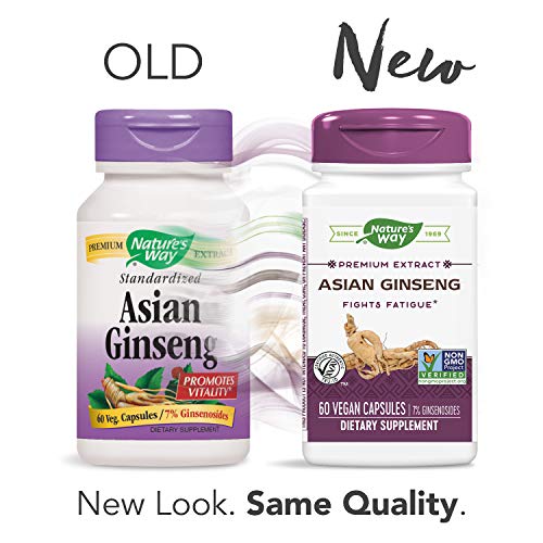 Nature’s Way Asian Ginseng, Promotes Vitality*, Traditional Adaptogen