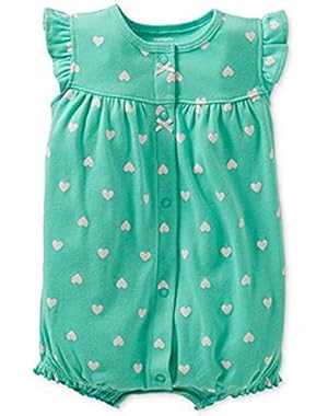 Pink Hearts Romper 12 Months