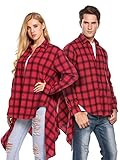 COOFANDY Mens Fashion Casual Long Sleeves Hipster Hip Hop Button up Plaid Long Shirt