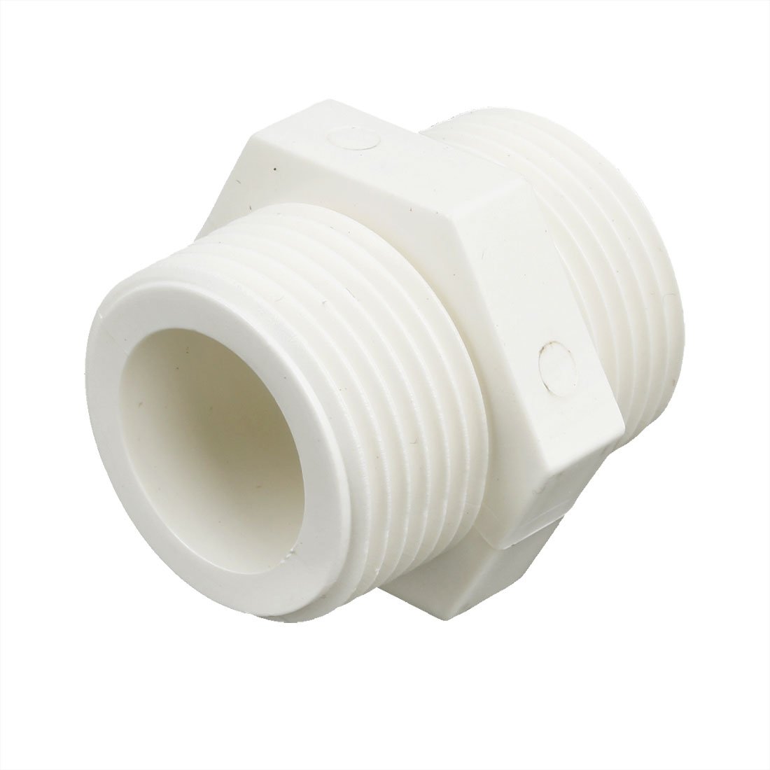 Aexit 1" Male to Male Thread PVC-U Straight Quick Fitting Connector (f9a1cff183ba8069c54874728ebb2c31)