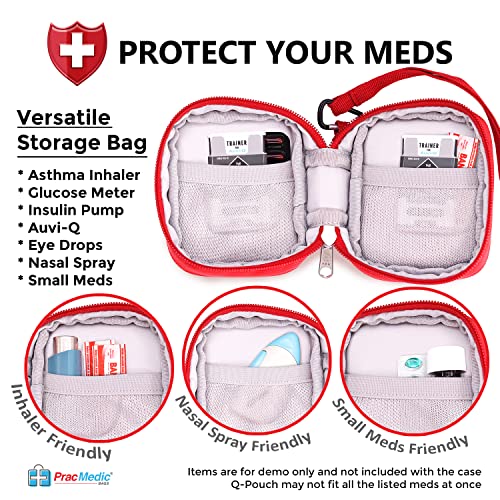 PracMedic Bags Auvi Q Carrying Case Medicine Pouch First Aid Pouch