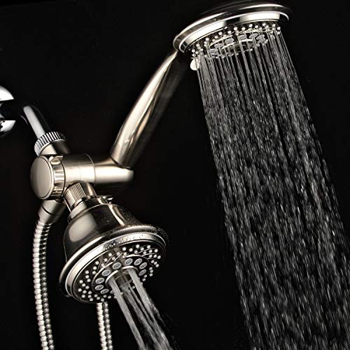 AquaSpa 6in1 HighPressure Shower Head/Hand Held Showerhead Combo