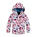 Mobycare Boys Girls Hooded Jacket Fleece Lined Outdoor Waterproof Lightweight Windbreaker