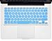 Kuzy Keyboard Silicone Cover Skin for Macbook/Macbook Pro 13-Inch/15-Inch/17-Inch Aluminum Unibody fits MacBook with or without Retina Display - Sky Blue