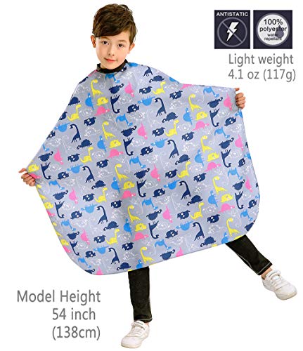 Kids Haircut Barber Cape Cover for Hair Cutting, Styling and Shampoo
