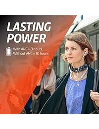 Plantronics BackBeat GO 410   Auriculares inalámbricos, cancelación de ruido activo, color hueso