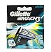 Gillétte Mach 3 Razor Refill Cartridges 10-Count (Packaging may vary)