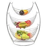 MyGift 3 Tier Chrome Triple Hammock