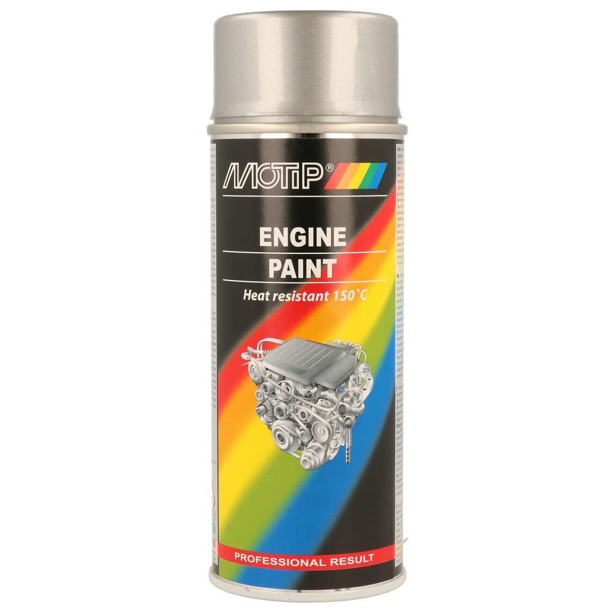 Motip M04093 Engine Paint, 400 ml, Aluminium