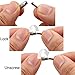Metal Wire Keychain for Keys Stainless Steel Wire Keychain Cable Key Ring for Outdoor Hiking and Luggage Tags (25 pcs)