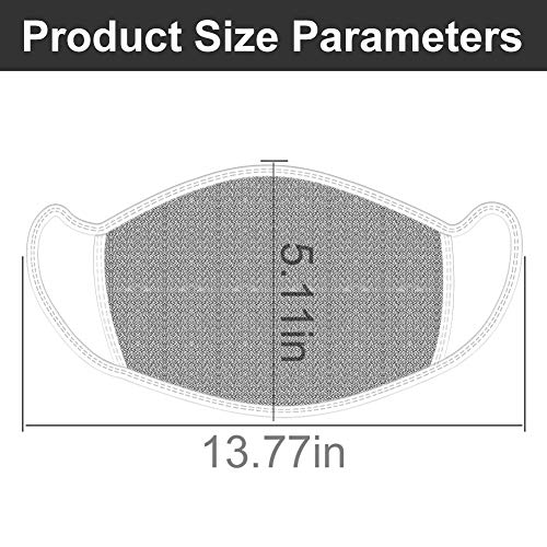 6 Pack Reusable Cotton Fabric, Fashion Protective, 100% Cotton Unisex Black Dust Cotton, Washable