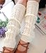 Senchanting Lady Winter Warm Leg Warmer Cable Knitted Crochet Long Socks Legging