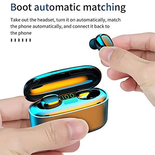 EKUPUZ Wireless Earbuds G5S TWS Bluetooth 5.0 in-Ear Stereo IPX7 Waterproof Wireless Headphones 12Hours Playing Time Bluetooth Earbuds Built-in Mic Twin Mode