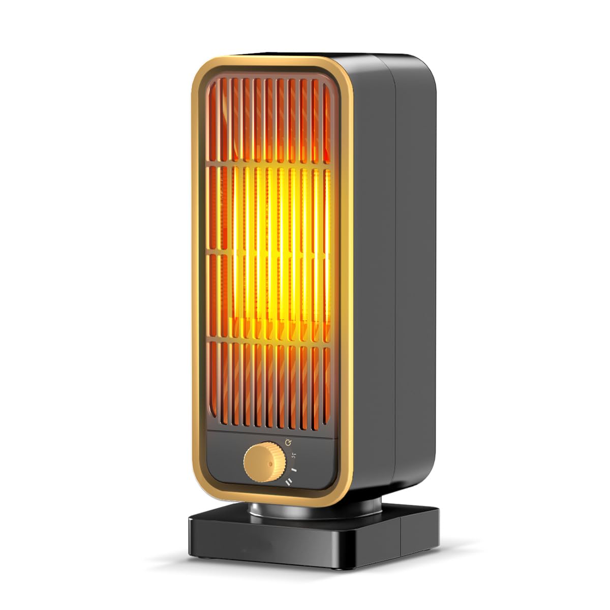 【2024冬新登場】 セラミックヒーター 小型 速暖 足元ヒーター 大風量 電気ファンヒーター 省エネ 高濃度マイナスイオン空気清浄 3段階温度調節 転倒OFF ミニ セラミックファンヒーター 暖房器具 電気ストーブ 静音 耐火素材 コンパクト 持ち運び 寝室/脱衣所/トイレ/洗面所/オフィスに適用 窓下結露対策 寒さ対策 (ブラック)商品画像